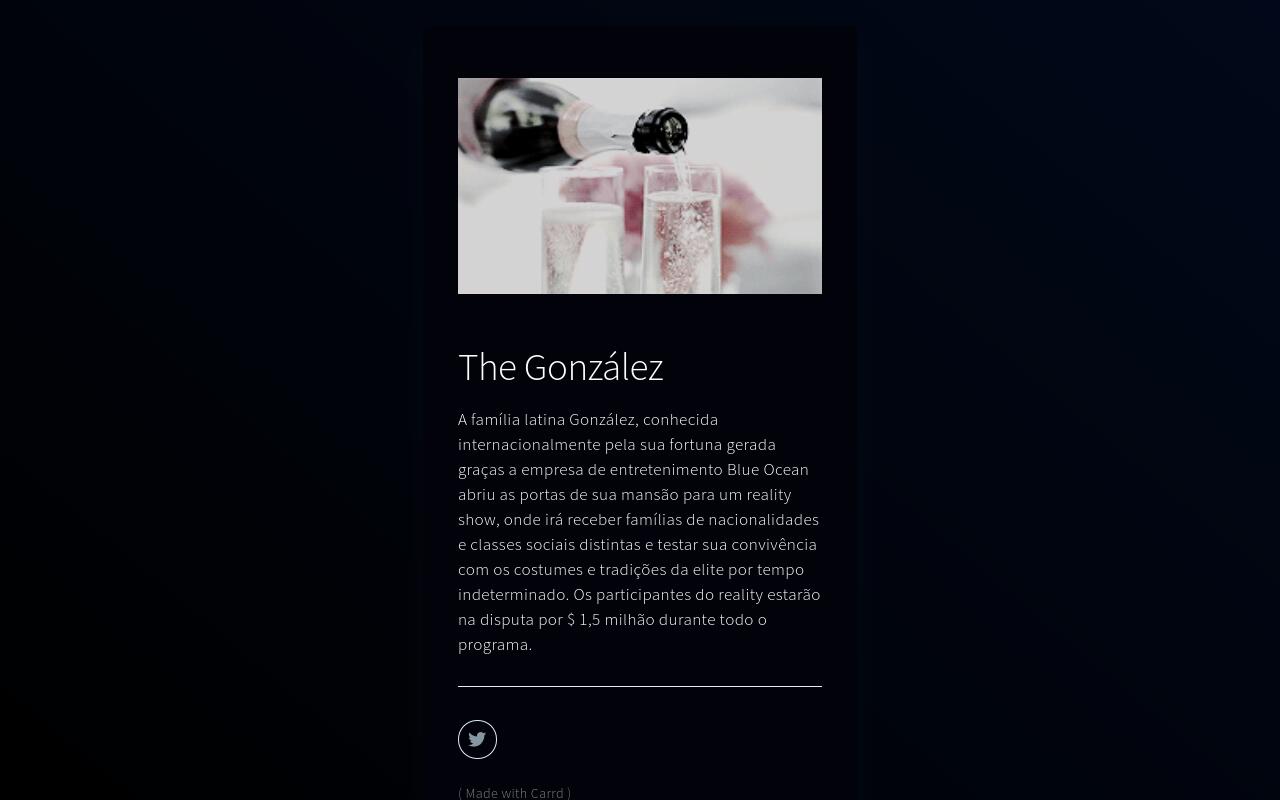 Carrd profile picture for @gonzalez